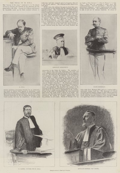 El juicio de M. Zola de Louis Remy Sabattier